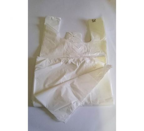 Taška mikroténová 30+20X60 bal. JUMBO malá biela 14mic. 100ks XL