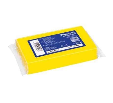 Plastelína Pelikan Nakiplast žltá 650g