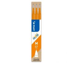 Náhradná náplň do gumovacieho rollera PILOT Frixion 0,7 mm oranžová 3ks