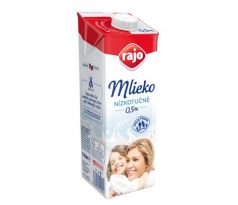 Trvanlivé mlieko RAJO nízkotučné 0,5% 1 ℓ