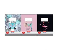 Zošit Herlitz 544 A5 mix motívov dievčatá linajkový 70g/m2 mix