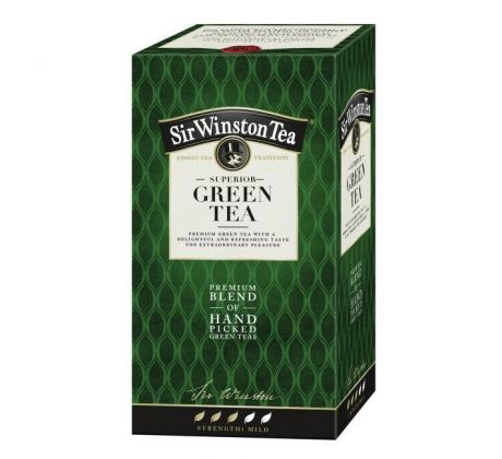 Čaj SIR WINSTON Superior Green Tea HB 20 x 1,75g