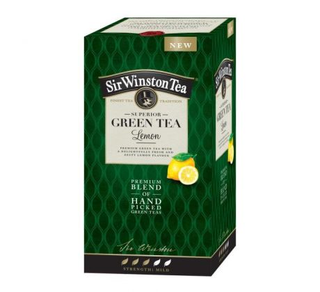 Čaj SIR WINSTON Green Tea Lemon HB 20 x 1,75g