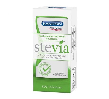 Sladidlo Stevia Kandisin tablety 300 tabliet