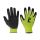 Rukavice nylonové, latexové PALAWAN, čierno/zelené, veľ. 9/L