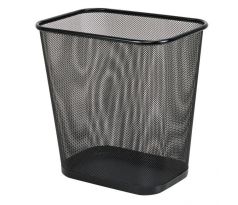 Drôtený kôš 13 ℓ hranatý čierny