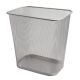 Drôtený kôš 13 ℓ hranatý strieborný