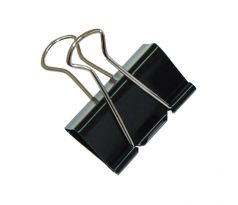 Klipy na dokumenty Office Products 25mm čierne