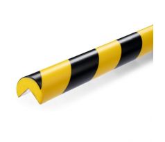 Ochrana rohov profil C25R, žlto-čierna, samolepiaca