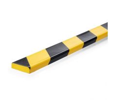 Ochrana povrchu profil S11, žlto-čierna, samolepiaca