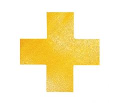 Podlahové značenie KRÍŽ žlté 10ks