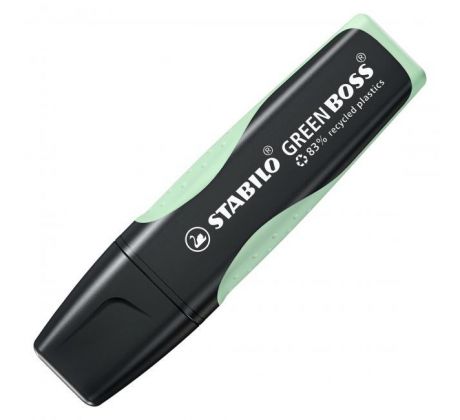 Zvýrazňovač STABILO GREEN BOSS Pastel pastelová zelená