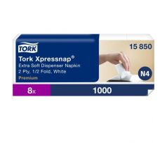 Papierové servítky Interfold Tork Premium 2-vrstv. N4 (8000ks)