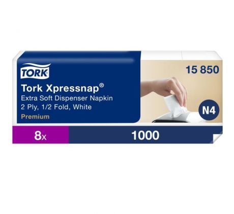 Papierové servítky Interfold Tork Premium 2-vrstv. N4 (8000ks)