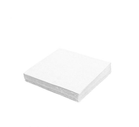 Papierové servítky 1-vrstv. biele 30x30cm (100 ks)