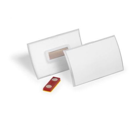 Visačka s magnetom PP DURABLE 54x90mm 10ks