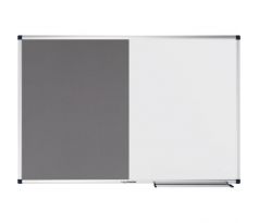 Tabuľa kombinovaná UNITE 60x90 cm, šedá