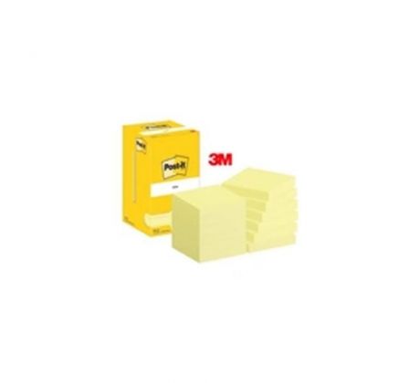 Samolepiaci bloček Post-it Super Sticky 76x76mm žlté 12x90l