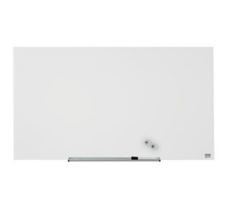 Sklenená tabuľa Nobo Diamond biela 993x559 mm