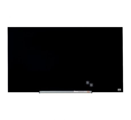 Sklenená tabuľa Nobo Diamond čierna 993x559 mm