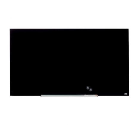 Sklenená tabuľa Nobo Diamond čierna 57”, 1260x710mm