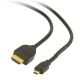 HDMI male to micro D-male black cable with gold-plated connectors, 3 m, bulk package (CC-HDMID-10)