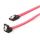 Serial ATA III 50cm data cable with 90 degree bent connector, bulk packing, metal clips (CC-SATAM-DATA90)
