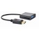 DisplayPort to VGA adapter cable, black (A-DPM-VGAF-02)