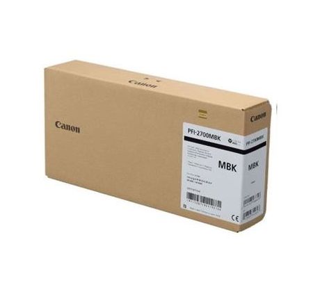 kazeta CANON PFI-2700MBK Matte Black iPF GP-2000/2600S/4000/4600S/6600S, PRO-2600//4600/6600 (700 ml) (5287C001)