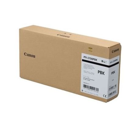 kazeta CANON PFI-2700PBK Photo Black iPF GP-2000/4000 (700 ml) (5288C001)