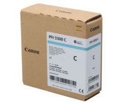 kazeta CANON PFI-3300C Cyan iPF GP-2600S/4600S/6600S, PRO-2600/4600/6600 (330 ml) (6434C001)