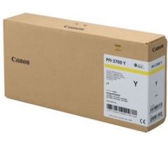 kazeta CANON PFI-3700Y Yellow iPF GP-2600S/4600S/6600S, PRO-2600/4600/6600 (700 ml) (6447C001)