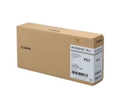 kazeta CANON PFI-3700PGY Photo Grey iPF PRO-2600/4600/6600 (700 ml) (6453C001)