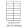 etikety Samolepiace 105x37 univerzálne biele 16ks/A4 (100 listov A4/bal.) (ECO-10503700)