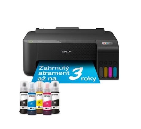 Farebná atramentová "TANK" tlačiareň EPSON L1230, USB,bezokrajová tlač fotografií (C11CJ70402)