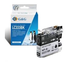 alt. kazeta G&G pre BROTHER LC223BK MFC-J5320DW / DCP-J4120DW / MFC-J4420DW / MFC-J4425DW / MFC-J4620DW (21.2ml/BK) (NP-B-0223BK)