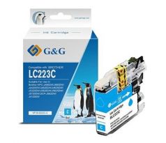 alt. kazeta G&G pre BROTHER LC223C MFC-J5320DW / DCP-J4120DW / MFC-J4420DW / MFC-J4425DW / MFC-J4620DW (10.6ml/C) (NP-B-0223C)