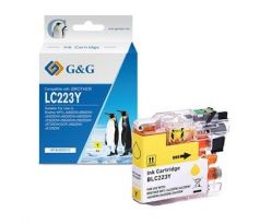 alt. kazeta G&G pre BROTHER LC223Y MFC-J5320DW / DCP-J4120DW / MFC-J4420DW / MFC-J4425DW / MFC-J4620DW (10.6ml/Y) (NP-B-0223Y)