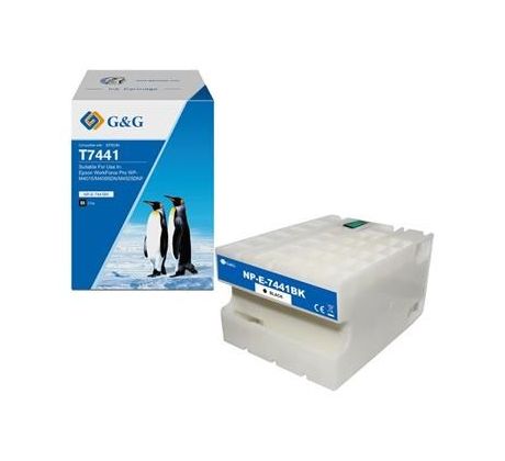alt. kazeta G&G pre EPSON T7441 WorkForce Pro WP-M4015 DN WorkForce Pro WP-M4525 DNF (171ml/BK) (NP-E-7441BK)