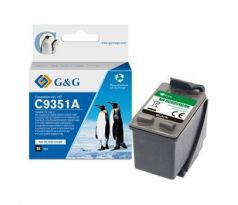 alt. kazeta G&G pre HP C9351G (HP 21 XL) Black 16ml (NH-R9351BK)