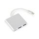 USB type-C multi-adapter, Silver (A-CM-HDMIF-02-SV)