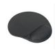 Gel mouse pad with wrist support, black, ergonomic (PWWP201GEP0B)