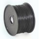 ABS plastic filament for 3D printers, 1.75 mm diameter, black (3DP-ABS1.75-01-BK)
