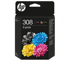 KAZETA HP 6L6S6UE 2-pack No.308 čierna  farebná (6L6S6UE)
