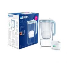 Filtračná kanvica Brita Glass Jug, 2,5 l, sklenená, svetlo modrá