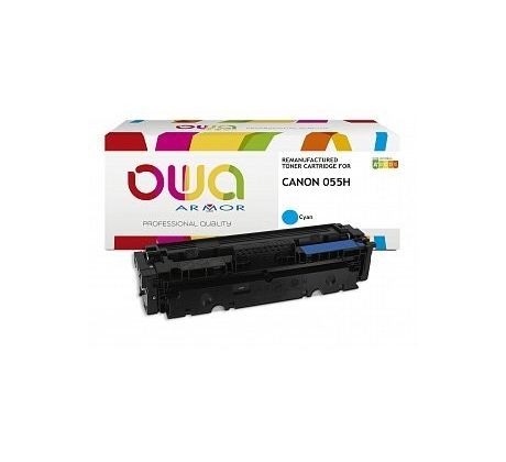 alt. toner OWA ARMOR pre CANON CRG-055H Cyan i-SENSYNS LBP663Cdw, MF742Cdw (5900 str.) (K18833OW)