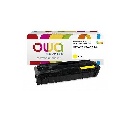 alt. toner OWA ARMOR pre HP W2212A HP207A Yellow (1250 str.) (K18890OW)