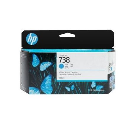 KAZETA HP 498N5A Azúrová No.738  (130 ml) (498N5A)