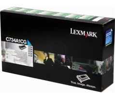 Toner Lexmark C734, C736, X734, X736, X738 CYAN (6000 str.) (C734A1CG)