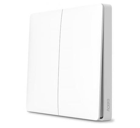 dvoj tlačidlový batériový vypínač zigbee AQARA Wireless Remote Switch H1 Double Rocker (WRS-R02) (AQARA-WRS-R02-1003)